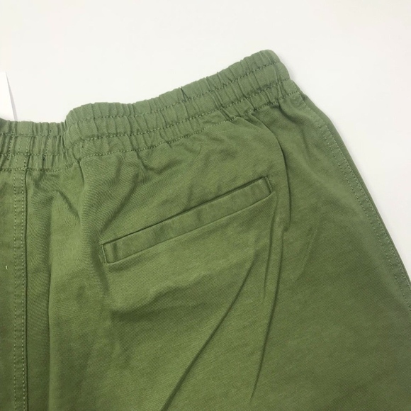 New J Crew Reade 7" Cotton Drawstring Shorts Green - Picture 7 of 8